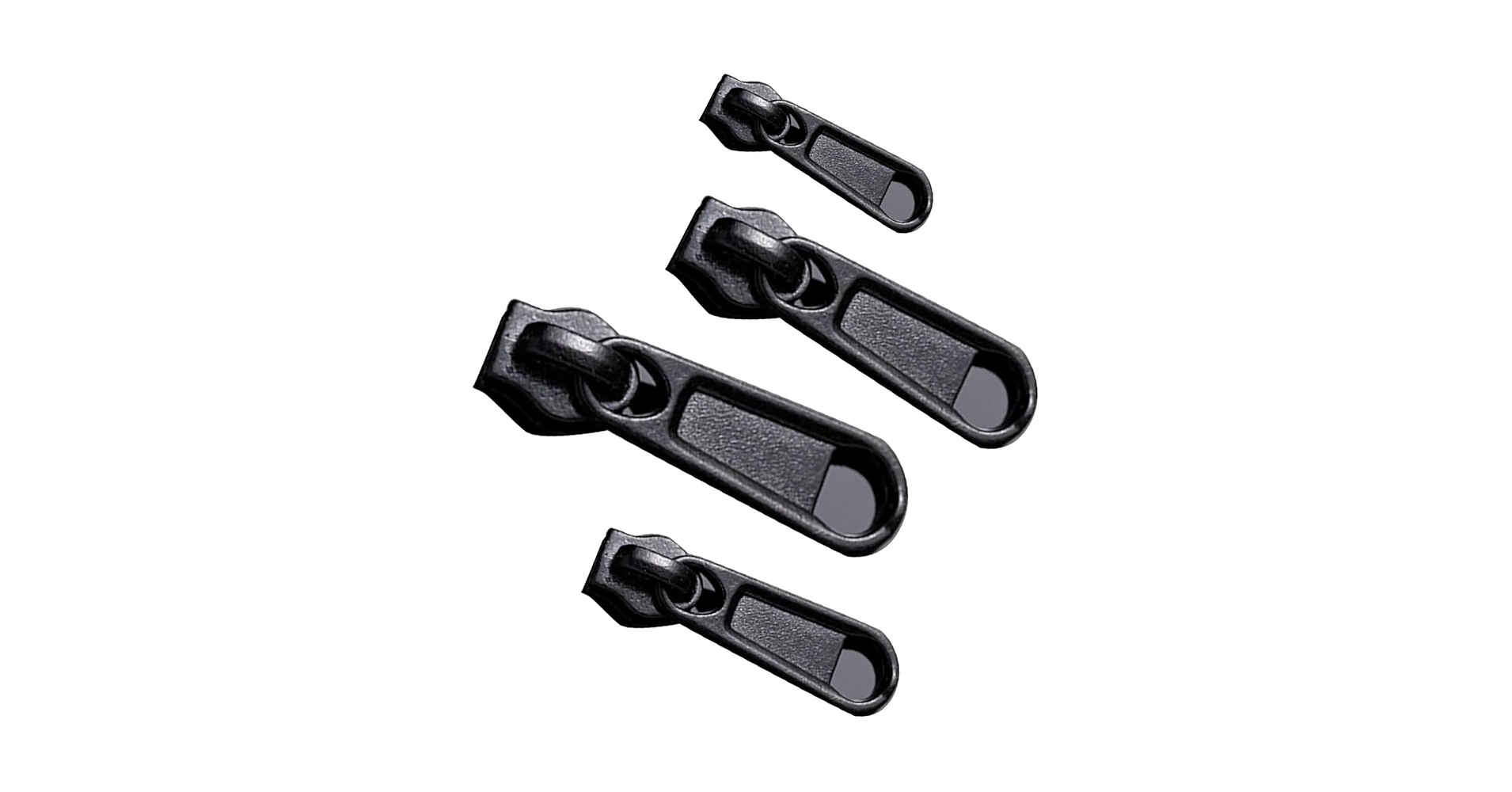 ファスナースライダー引き手　黒いストラップ U型デザイン 取り付け穴付き　新品 71a+f0cnNdL._AC_UF894,